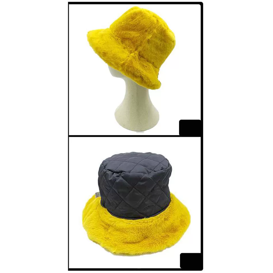 Soft Faux Fur Bucket Hat