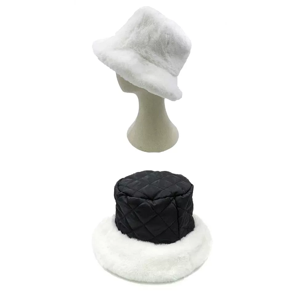 Soft Faux Fur Bucket Hat