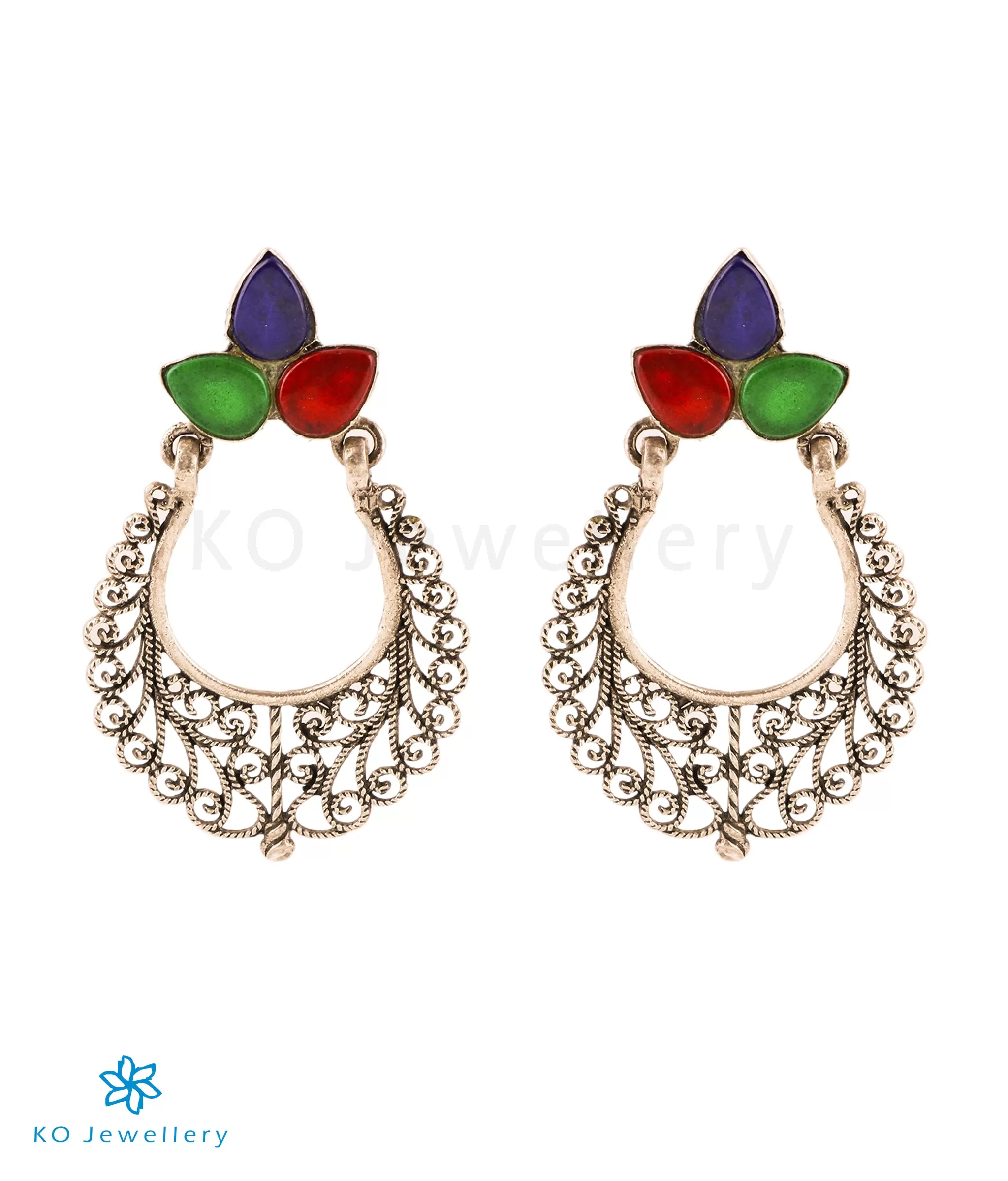 The Rajat Silver  Earrings