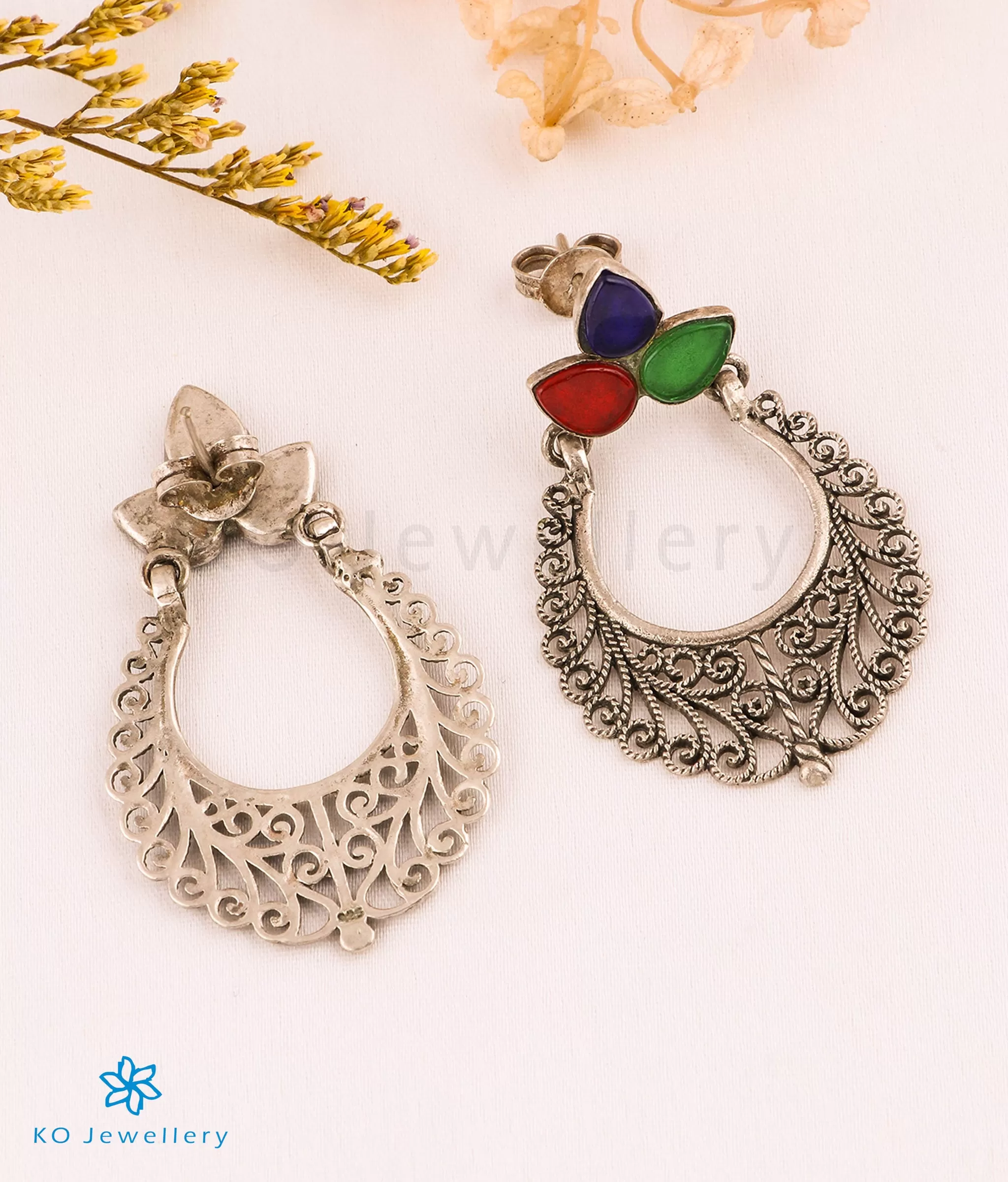 The Rajat Silver  Earrings