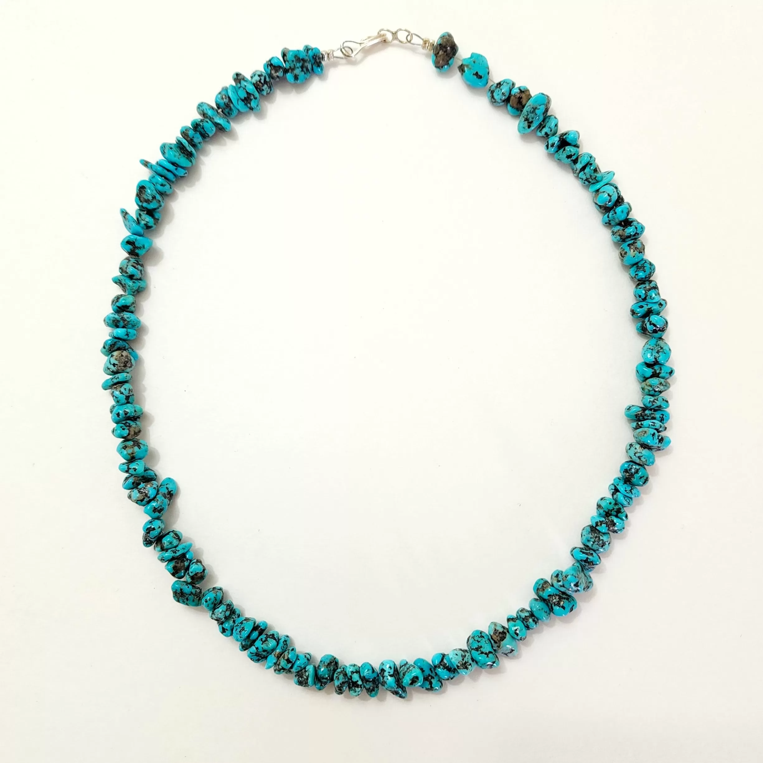 Turquoise Nugget Necklace - 18 Long