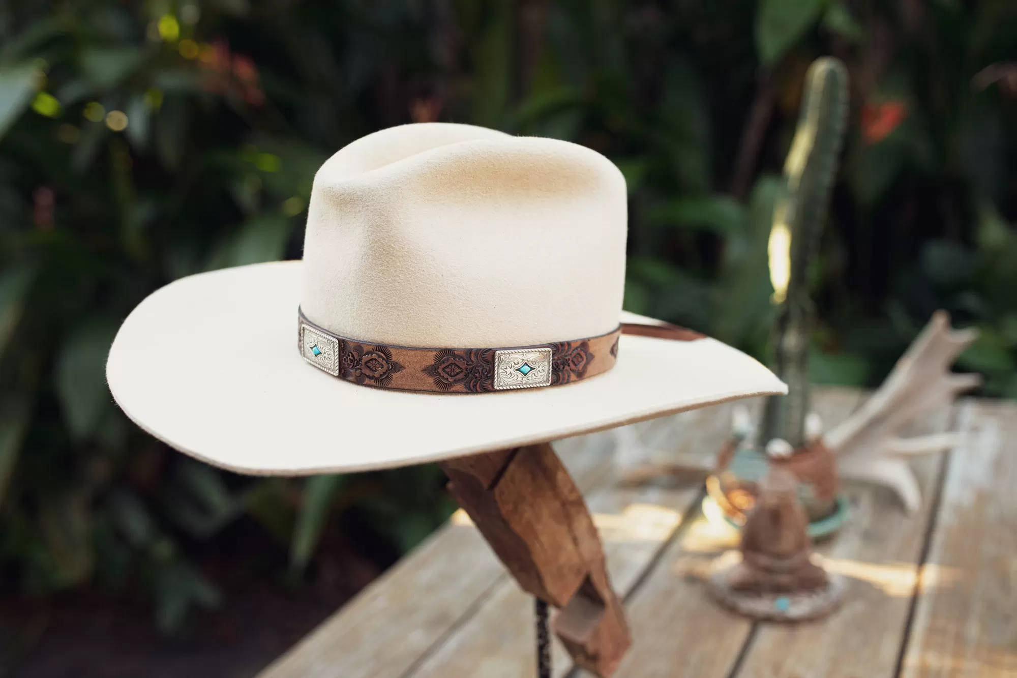 Western Concho Hat Band