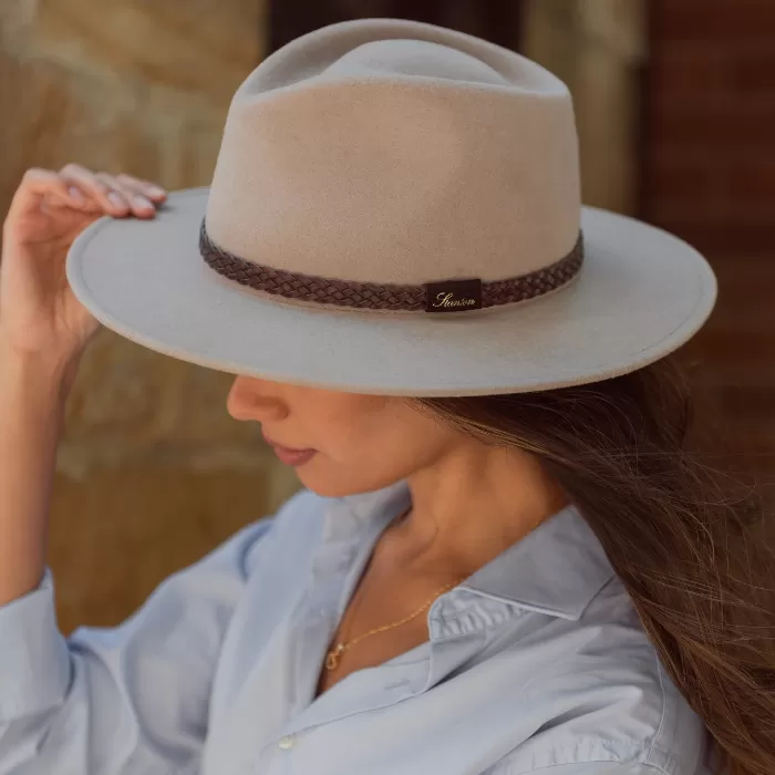 Women's Felt Fedora-IT018